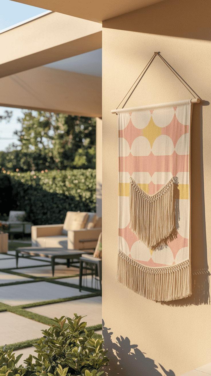 Exterior Outdoor Wall Decor Ideas That Brought Our Patio to Life ...