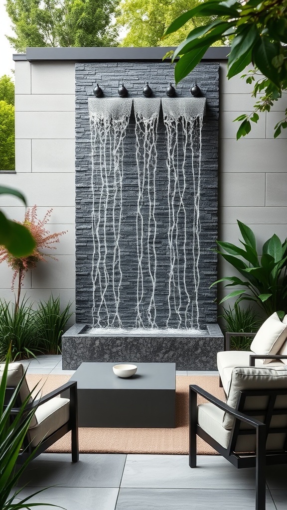 Why We Chose a Modern Outdoor Water Wall Fountain Design