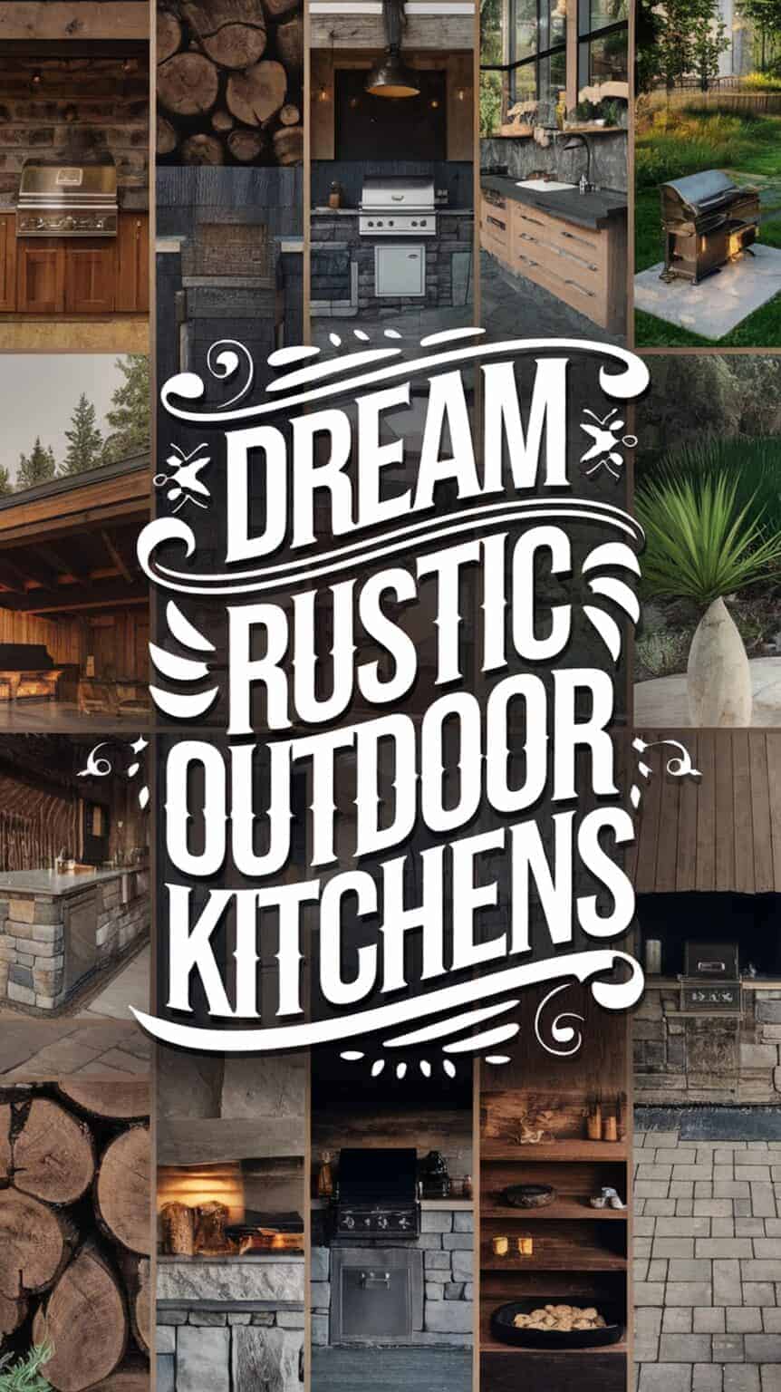 Rustic Outdoors Store Rustic Outdoor Kitchen Inspirations for a Cozy Backyard Escape - Small ...