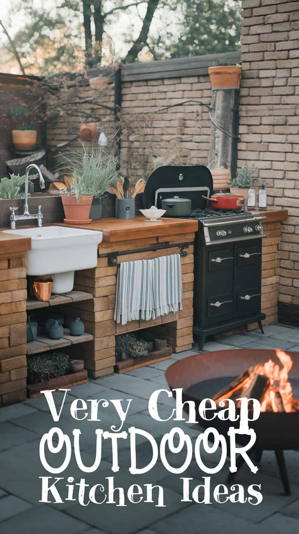 Affordable Outdoor Kitchen Ideas That Moms Will Love - Small Outdoor ...