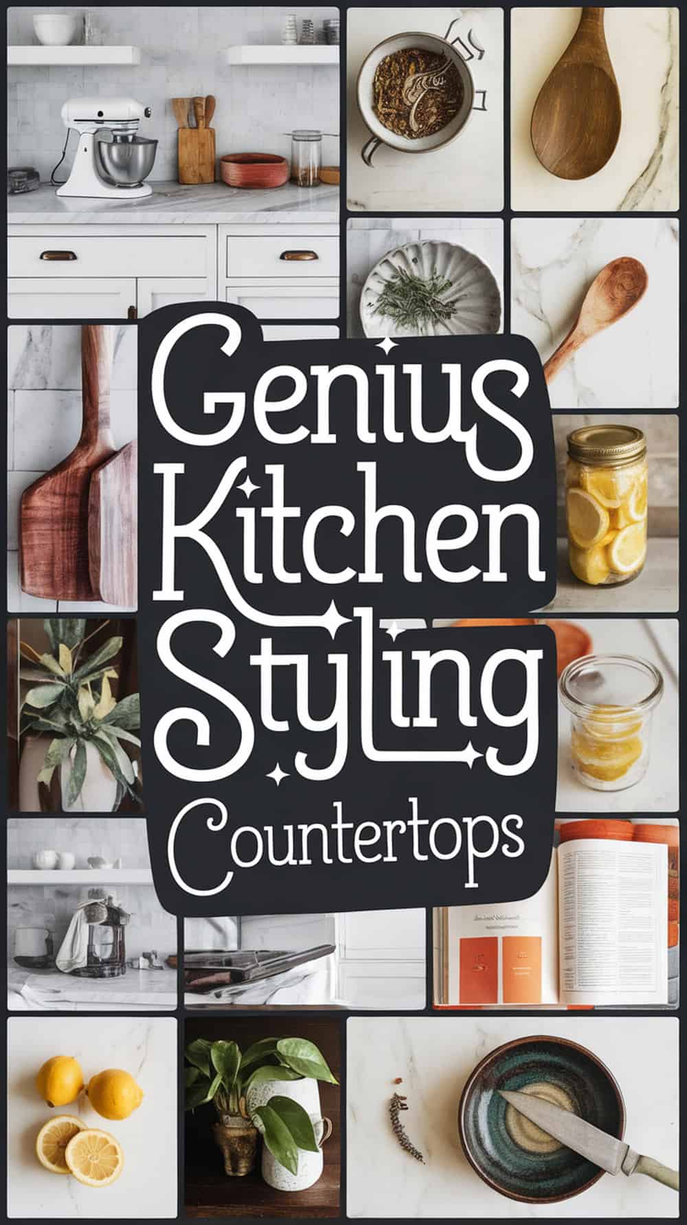 How to Style Kitchen Countertops Without Looking Cluttered ...