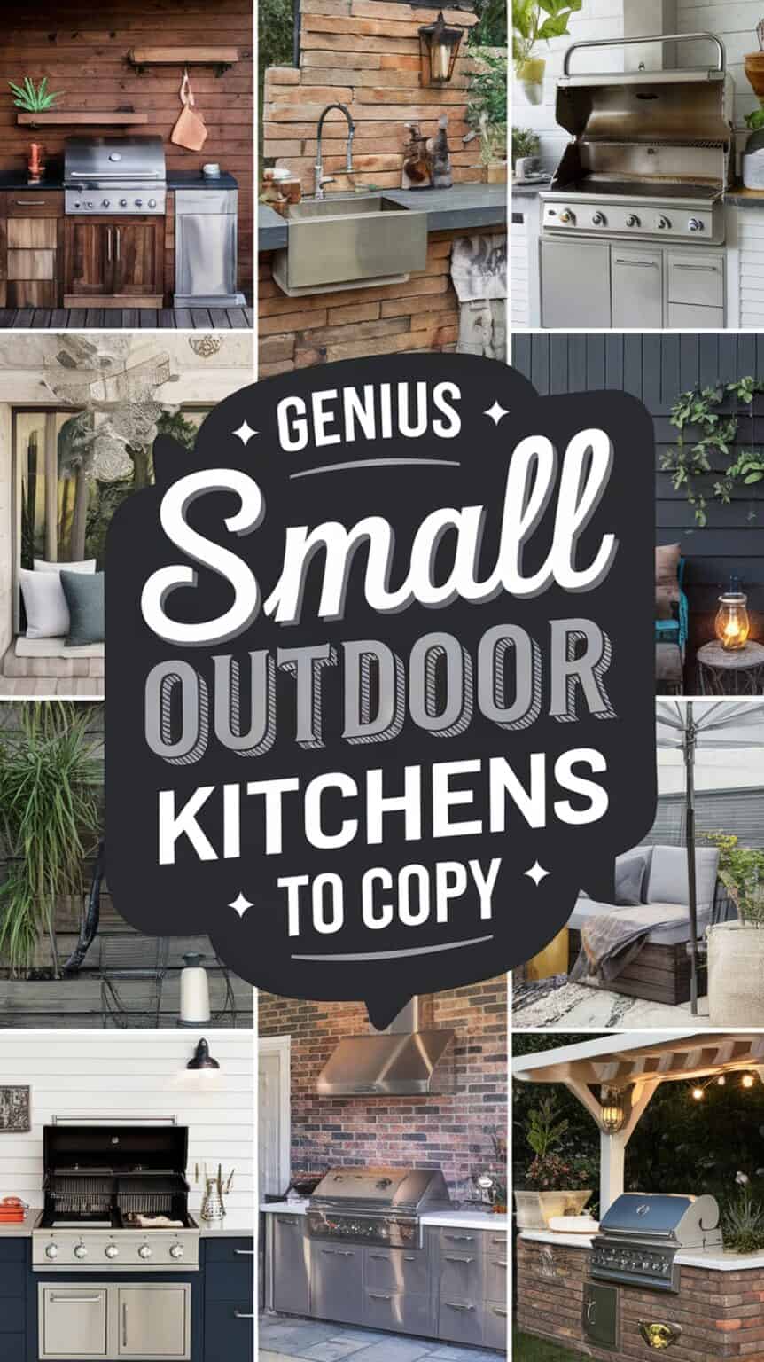How to Design Stylish Small Backyard Kitchen Ideas - Small Outdoor ...
