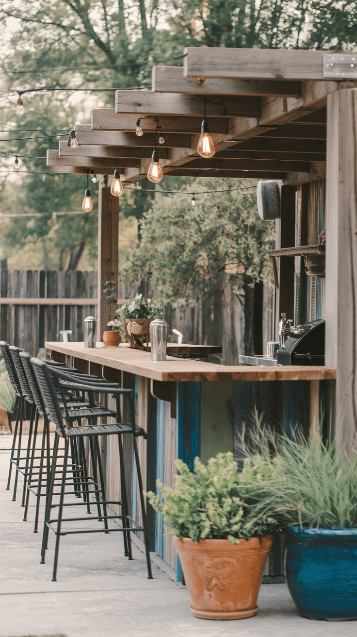 How to Design Stylish Small Backyard Kitchen Ideas - Small Outdoor ...