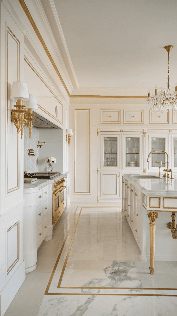 Fresh Cream and Gold Kitchen Design Tips That Feel Elegant ...