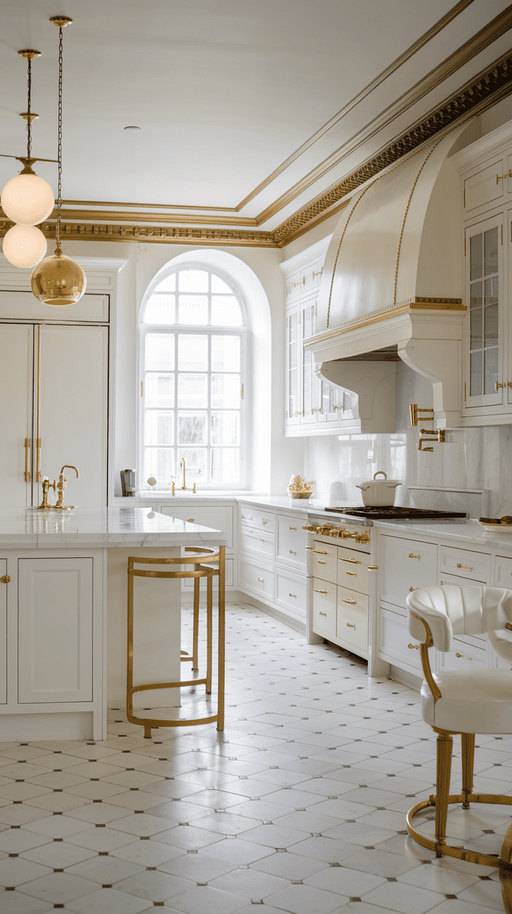 Fresh Cream and Gold Kitchen Design Tips That Feel Elegant ...