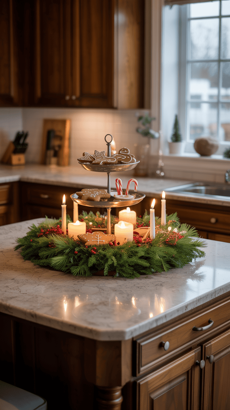 Christmas Decorating Ideas for Kitchen Island That Feel Festive ...
