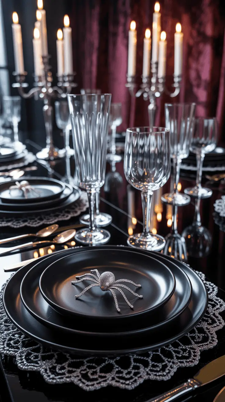 Elegant Halloween Table Decor for a Sophisticated Spooky Look