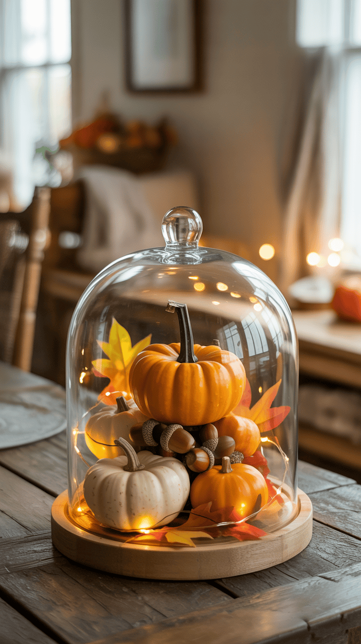 Fall Cloche Ideas to Bring Seasonal Charm Into Your Home