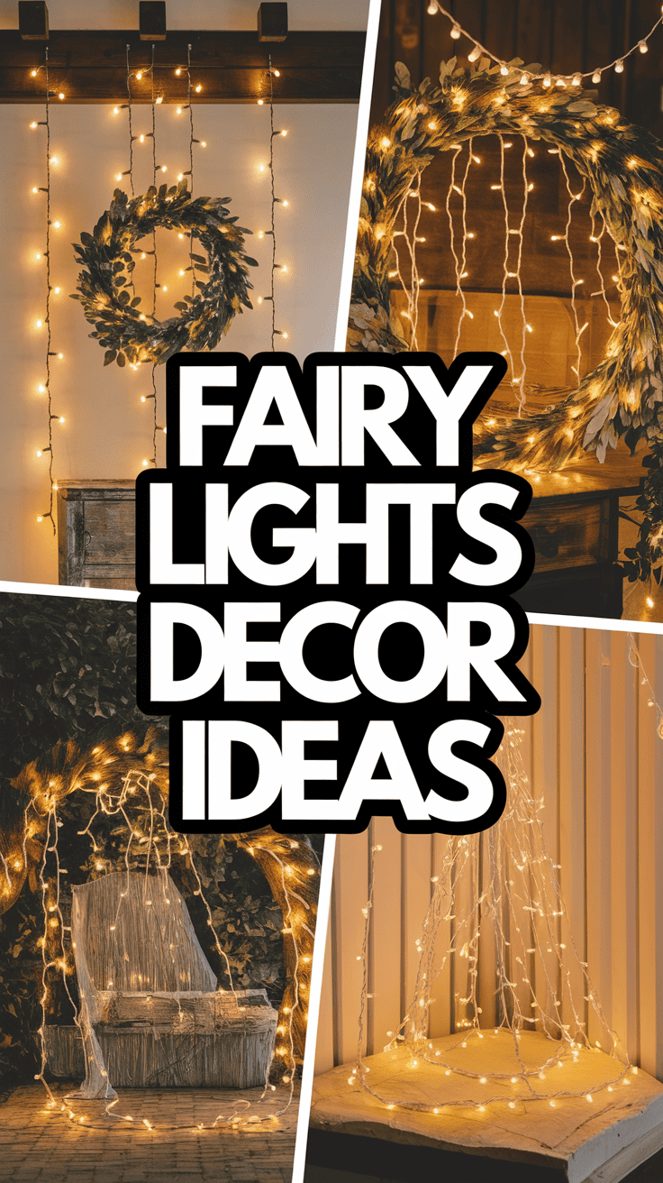 How To Decorate With Fairy Lights in Creative and Cozy Ways ...