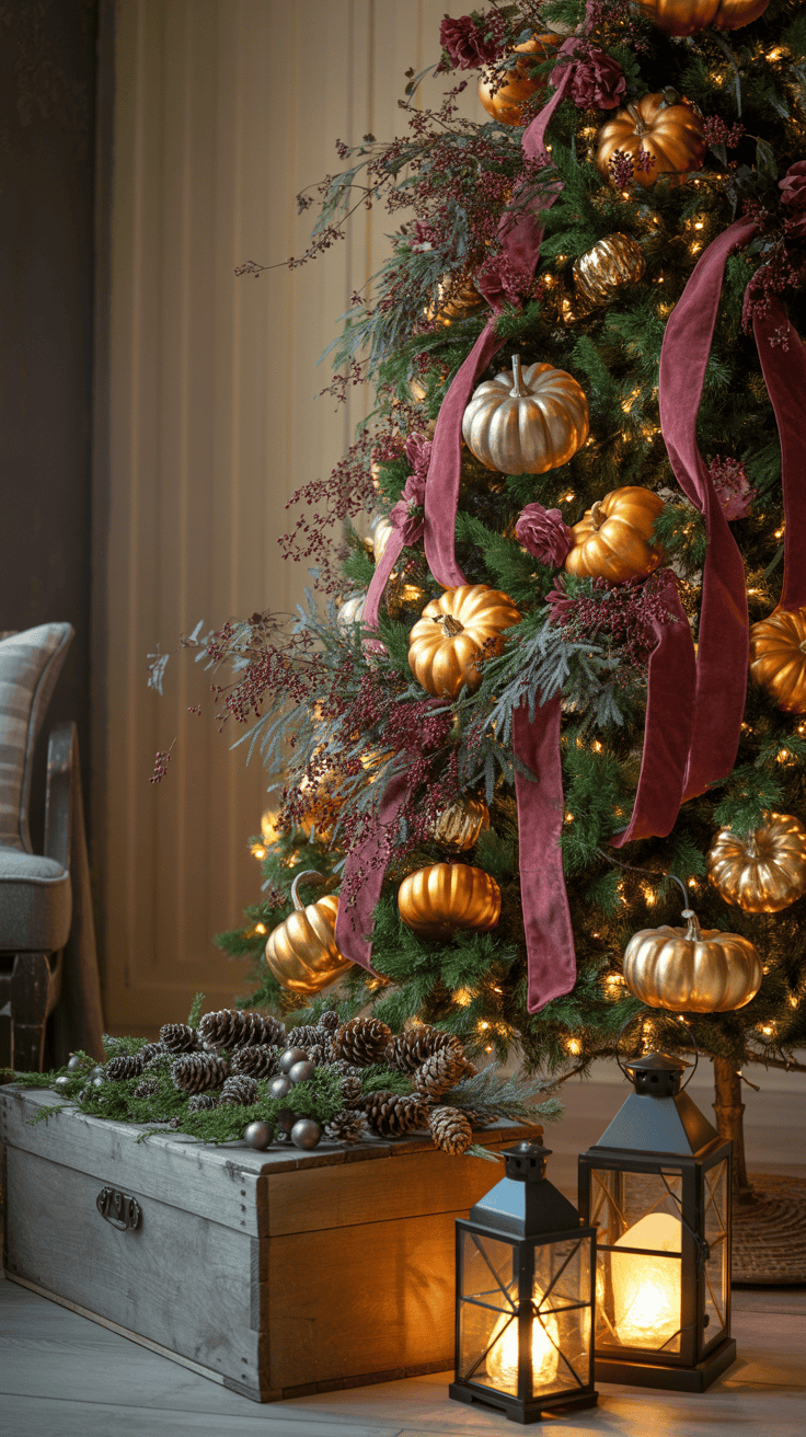 Fall Christmas Tree Ideas That Blend Holidays Beautifully - Small ...