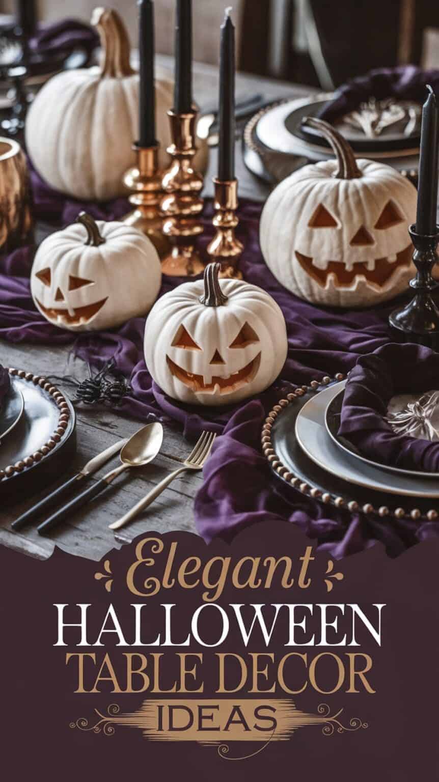 Elegant Halloween Table Decor for a Sophisticated Spooky Look ...