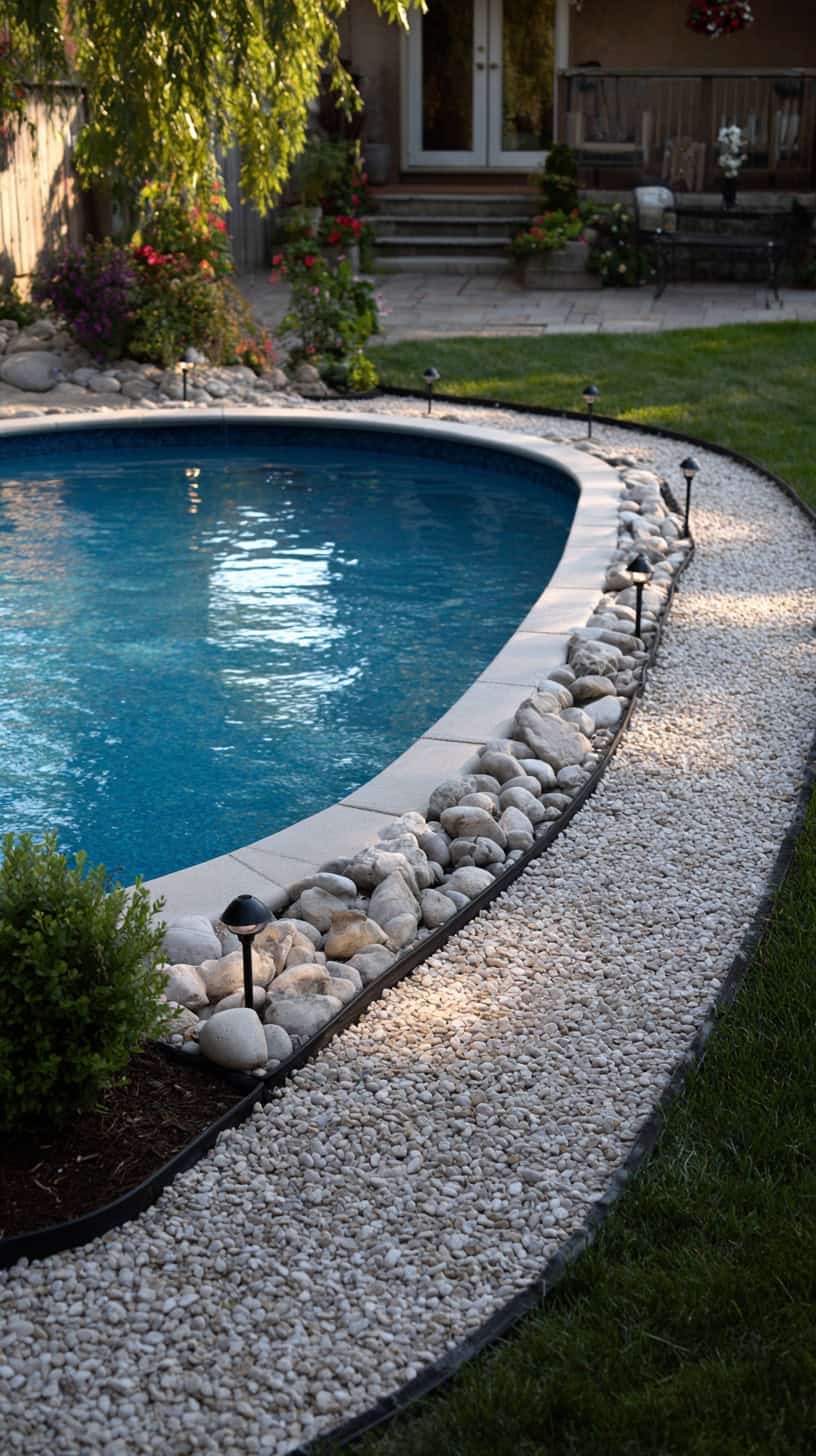 Simple Gravel Border Patio - Image 1