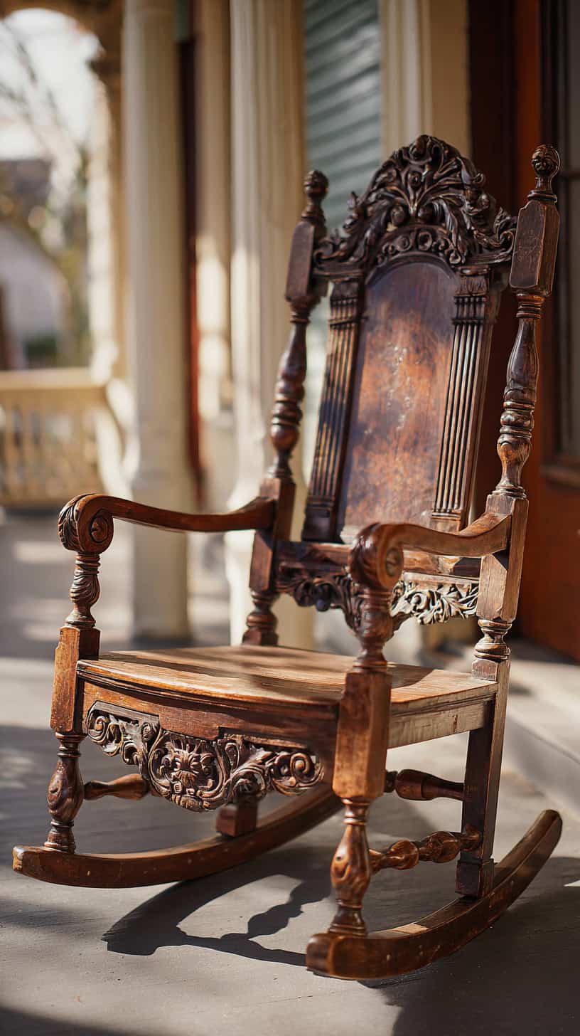 Antique Rocking Chairs - Image 1