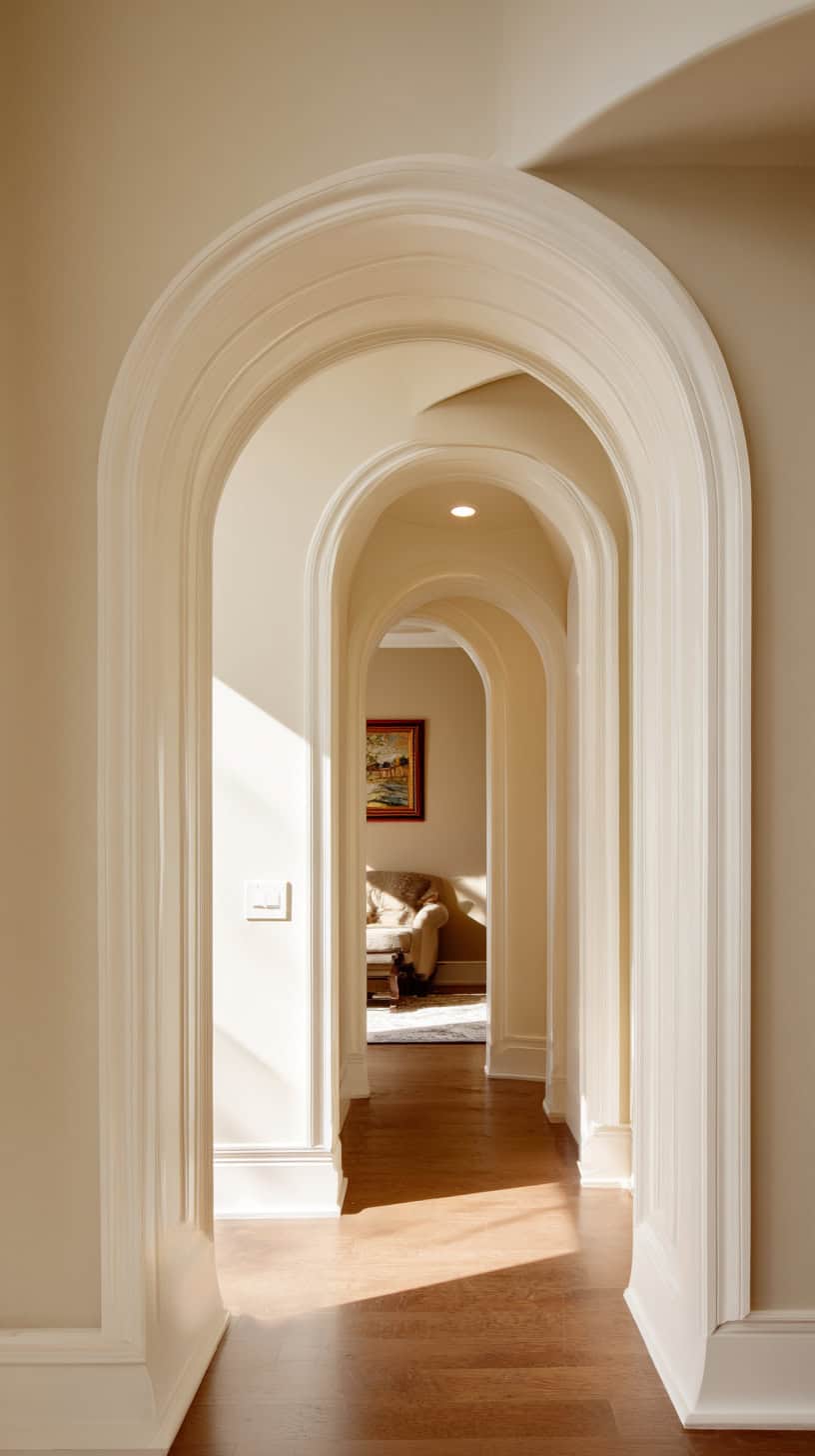 Arched Hallway Opening - Image 1