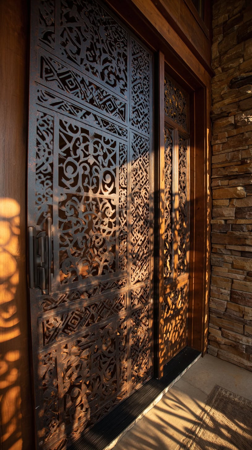 Artistic Carved Metal Patterns - Image 1