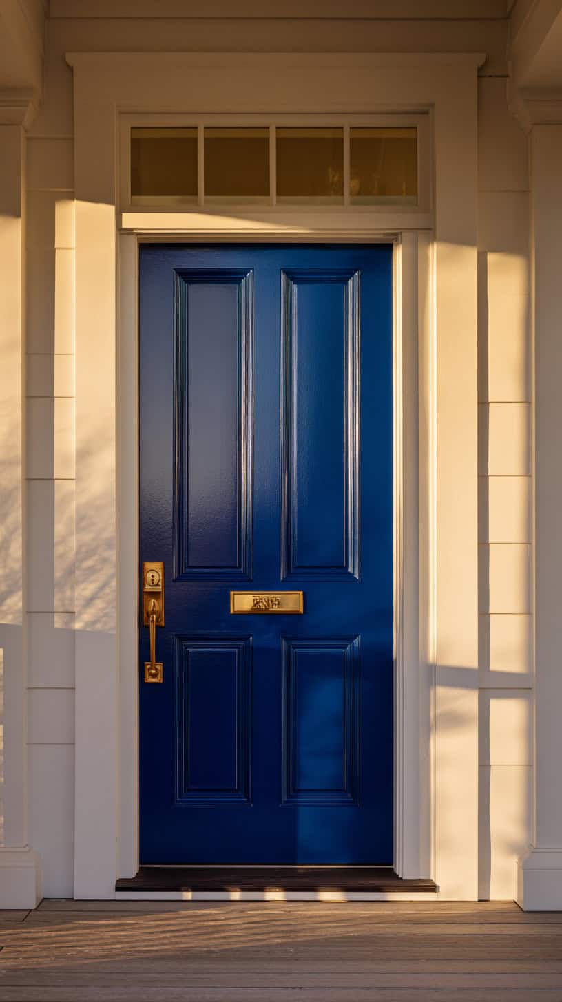 Bold Blue Front Door - Image 1