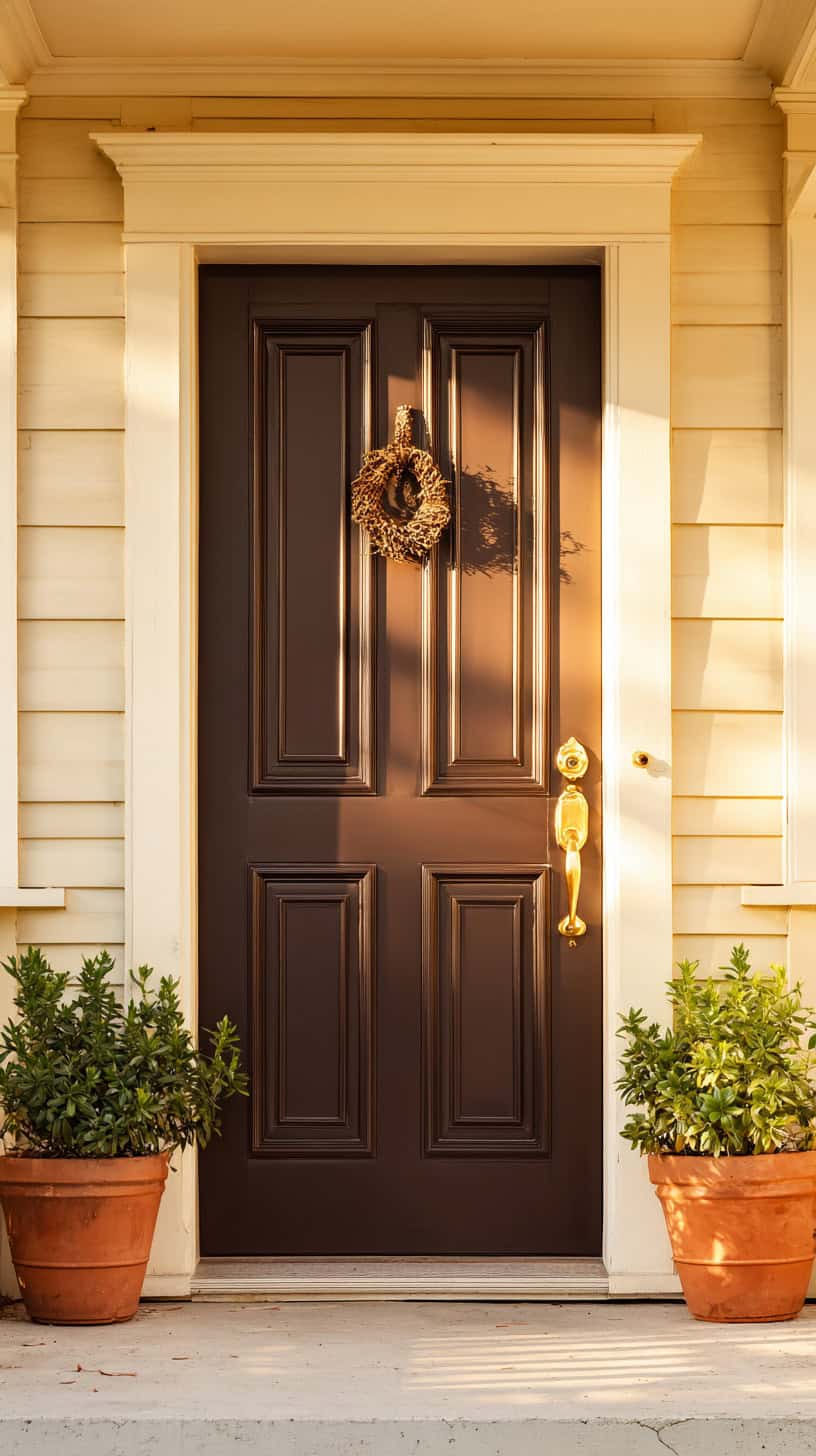 Bold Brown Neutral Door - Image 2