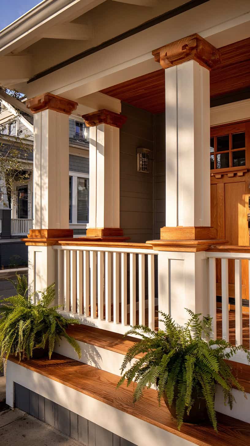 Charming Bungalow Porch Rail - Image 2