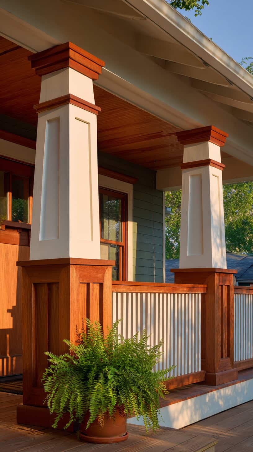 Charming Bungalow Porch Rail - Image 1