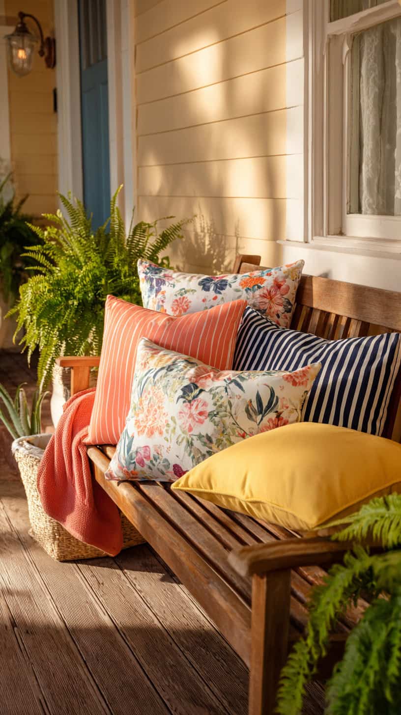 Cozy Outdoor Pillows - Image 1