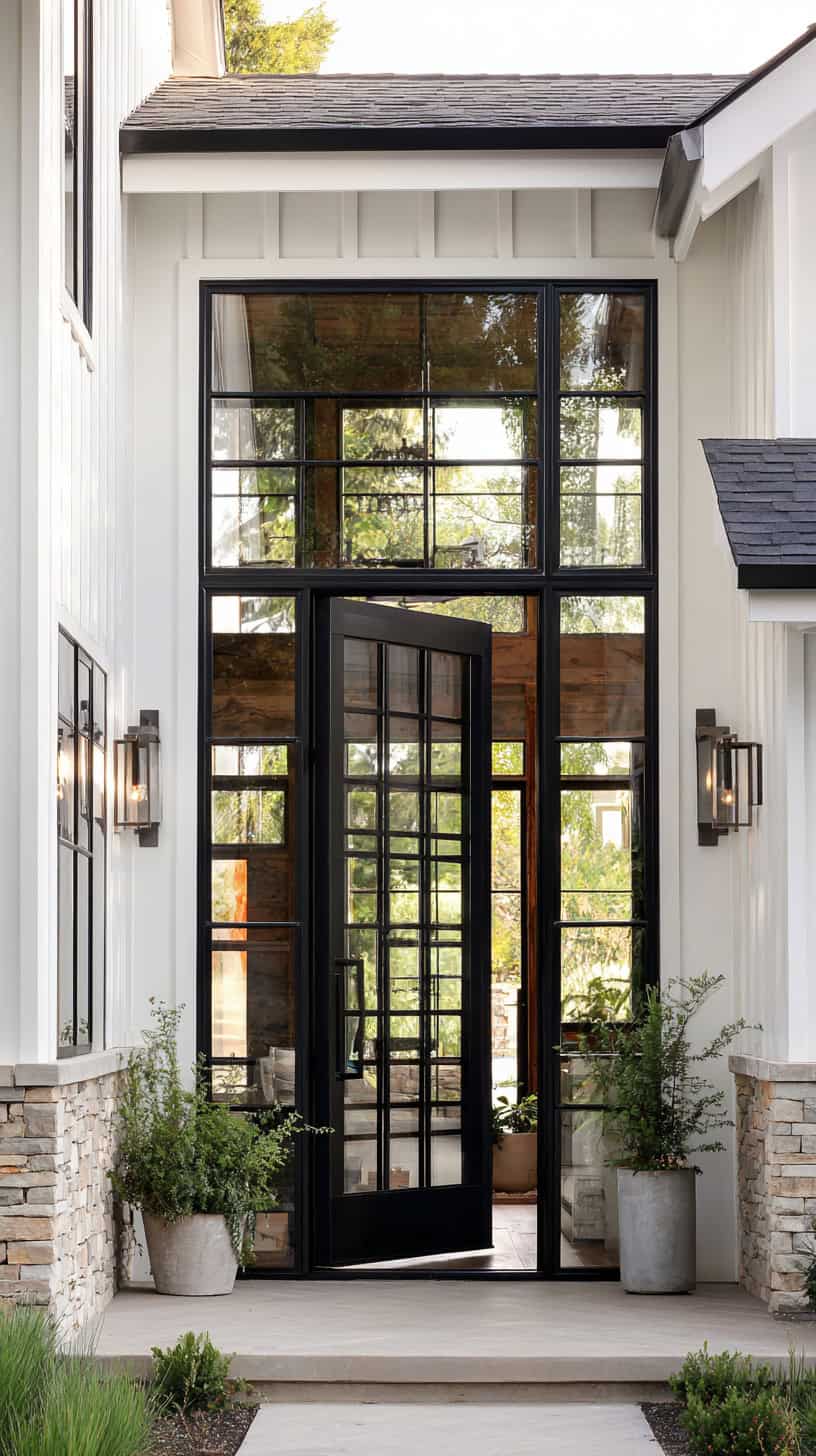 Custom Iron Farmhouse Door - Image 1