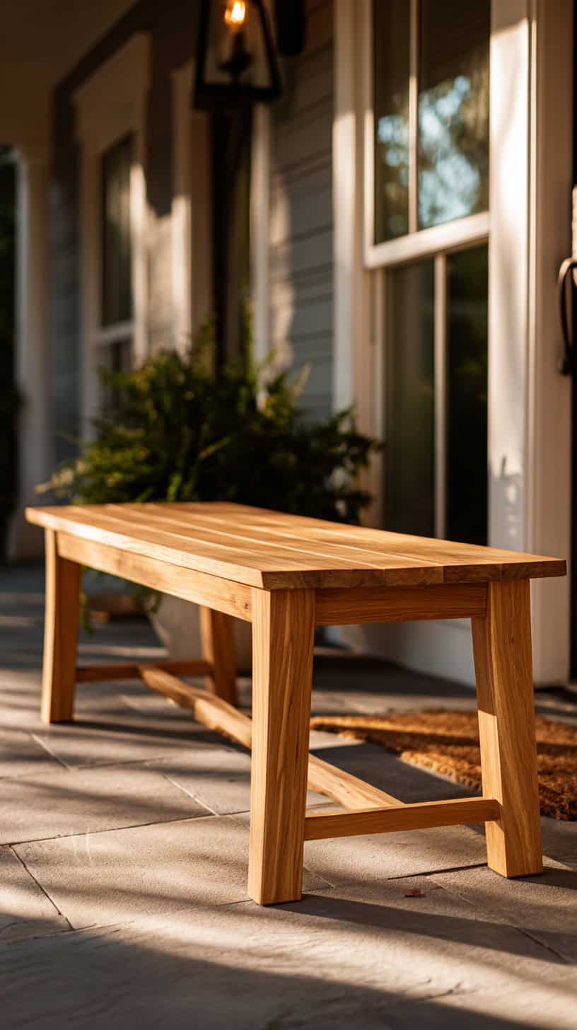Eco-Friendly Teak Wood Benches - Image 1