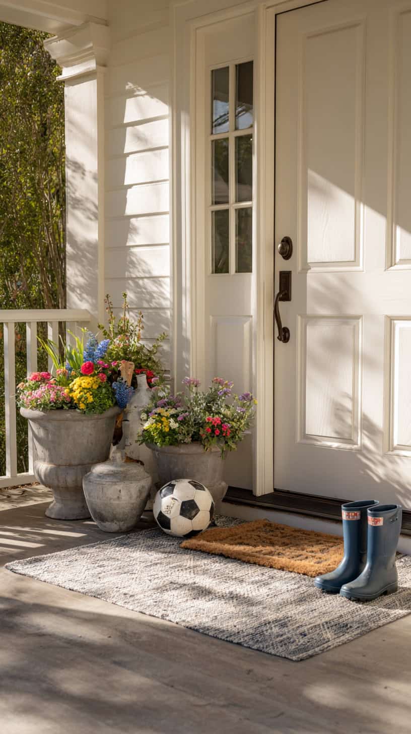 Entryway Front Porch Styling with Kids in Mind - Image 1