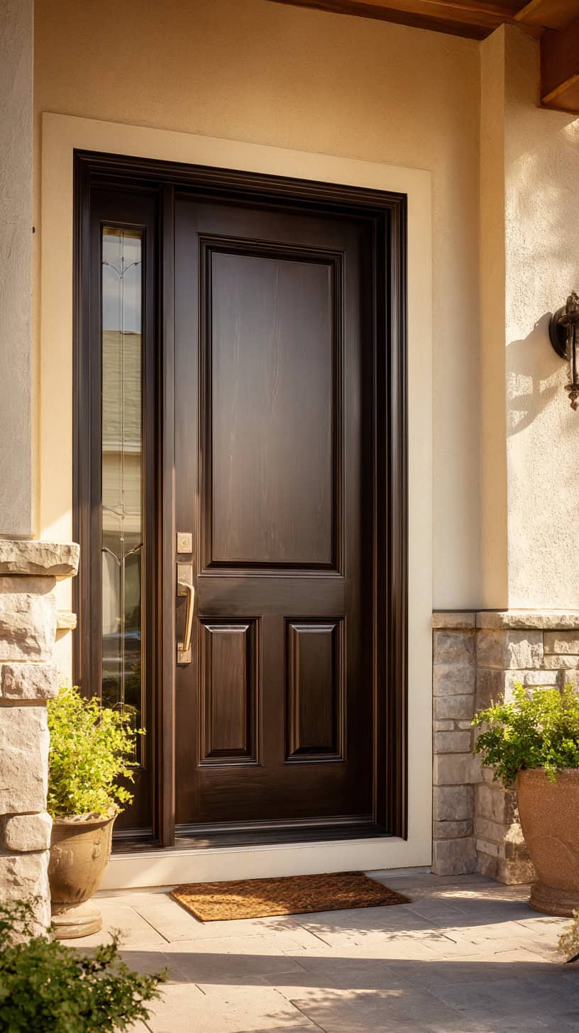 Espresso Brown Outside Door - Image 1