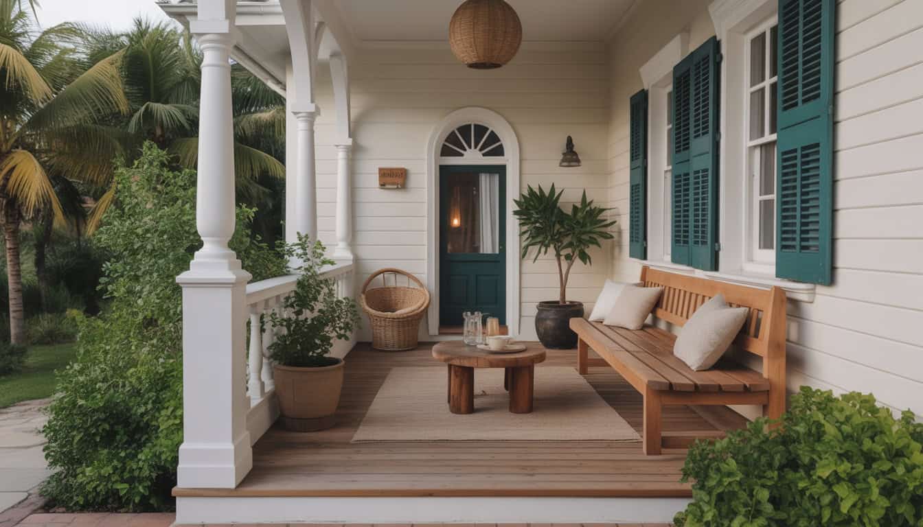17 Wooden Bench Porch Decor Ideas for Functional Charm
