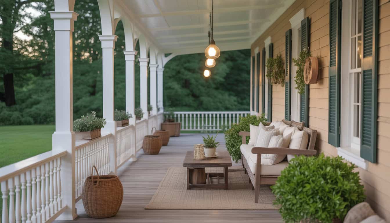 Long Porch Decorating Ideas Farmhouse Homeowners Love