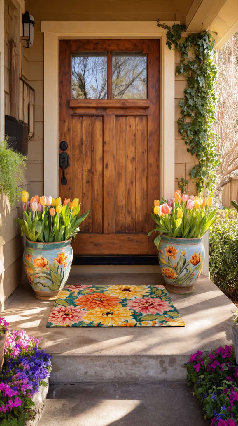 Floral Patterned Entry Accents - Image 2
