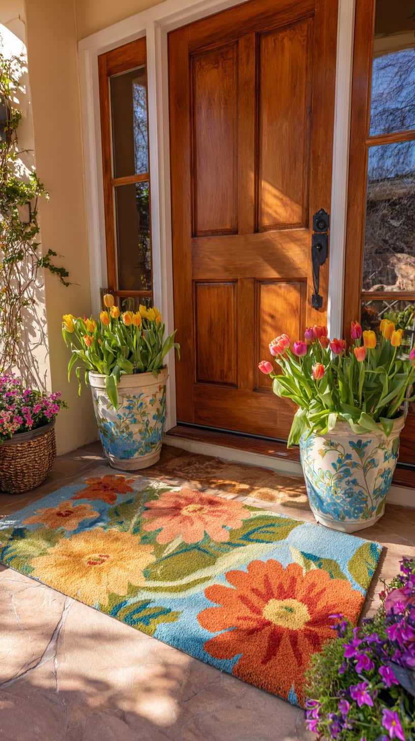 Floral Patterned Entry Accents - Image 1