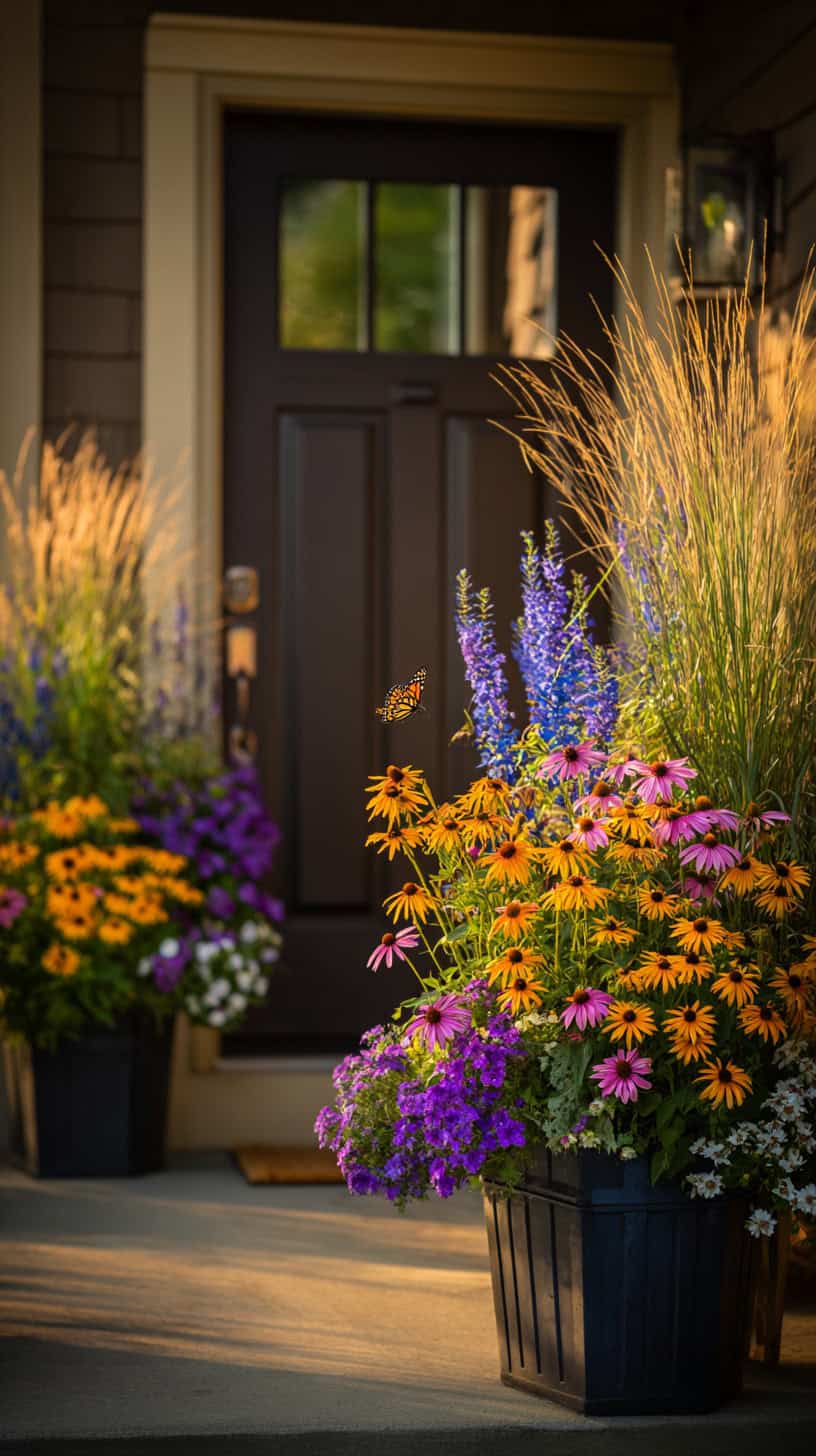 Front Door Planter Ideas with Trending 2026 Blooms - Image 2