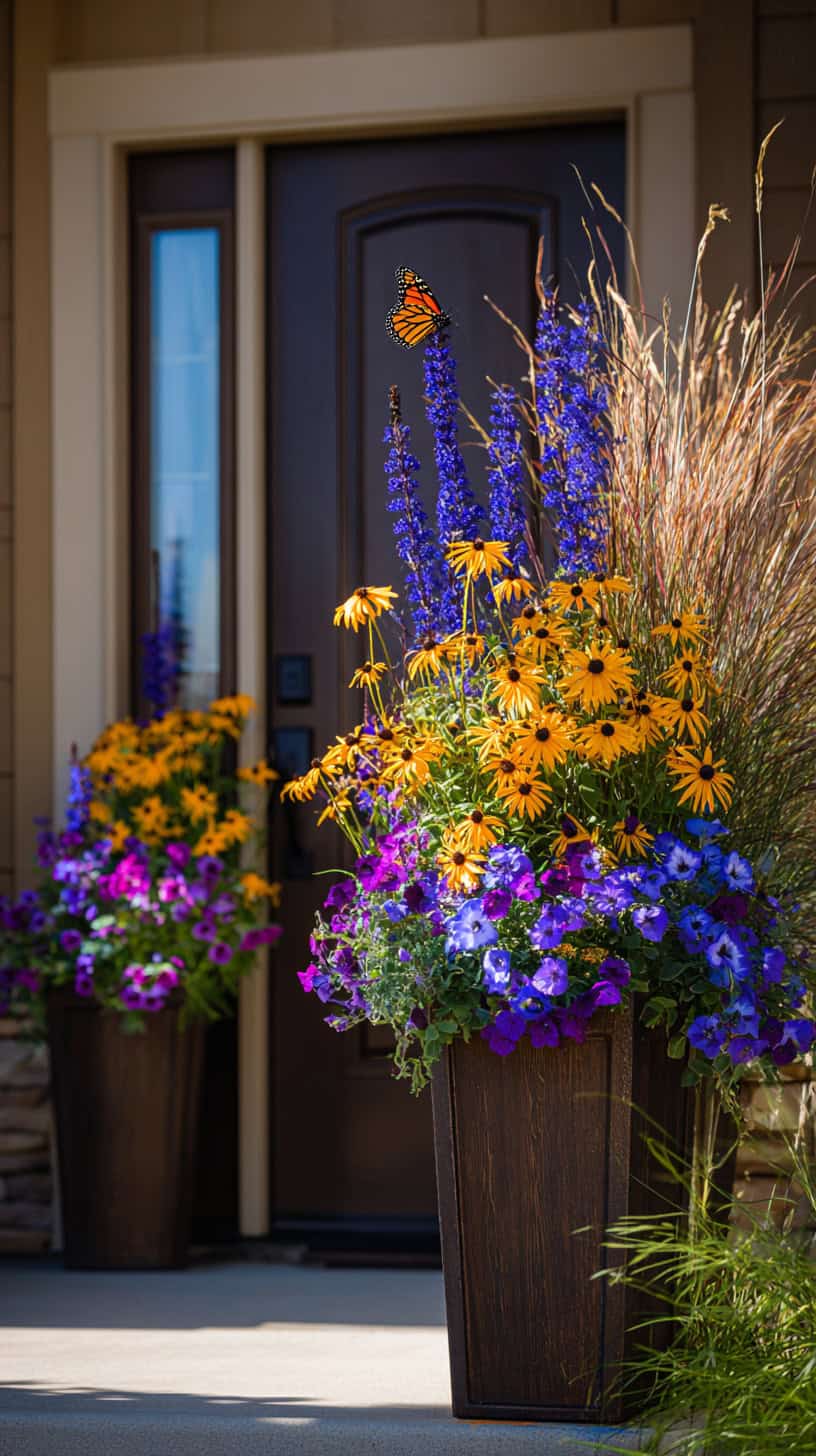 Front Door Planter Ideas with Trending 2026 Blooms - Image 1