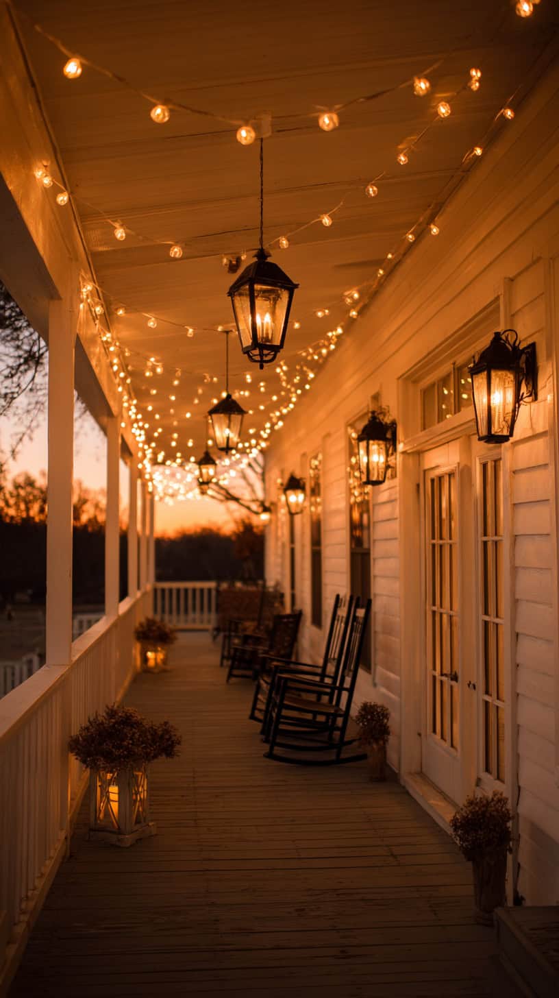 Lighting Tricks for Cozy Big Front Porch Ideas - Image 2