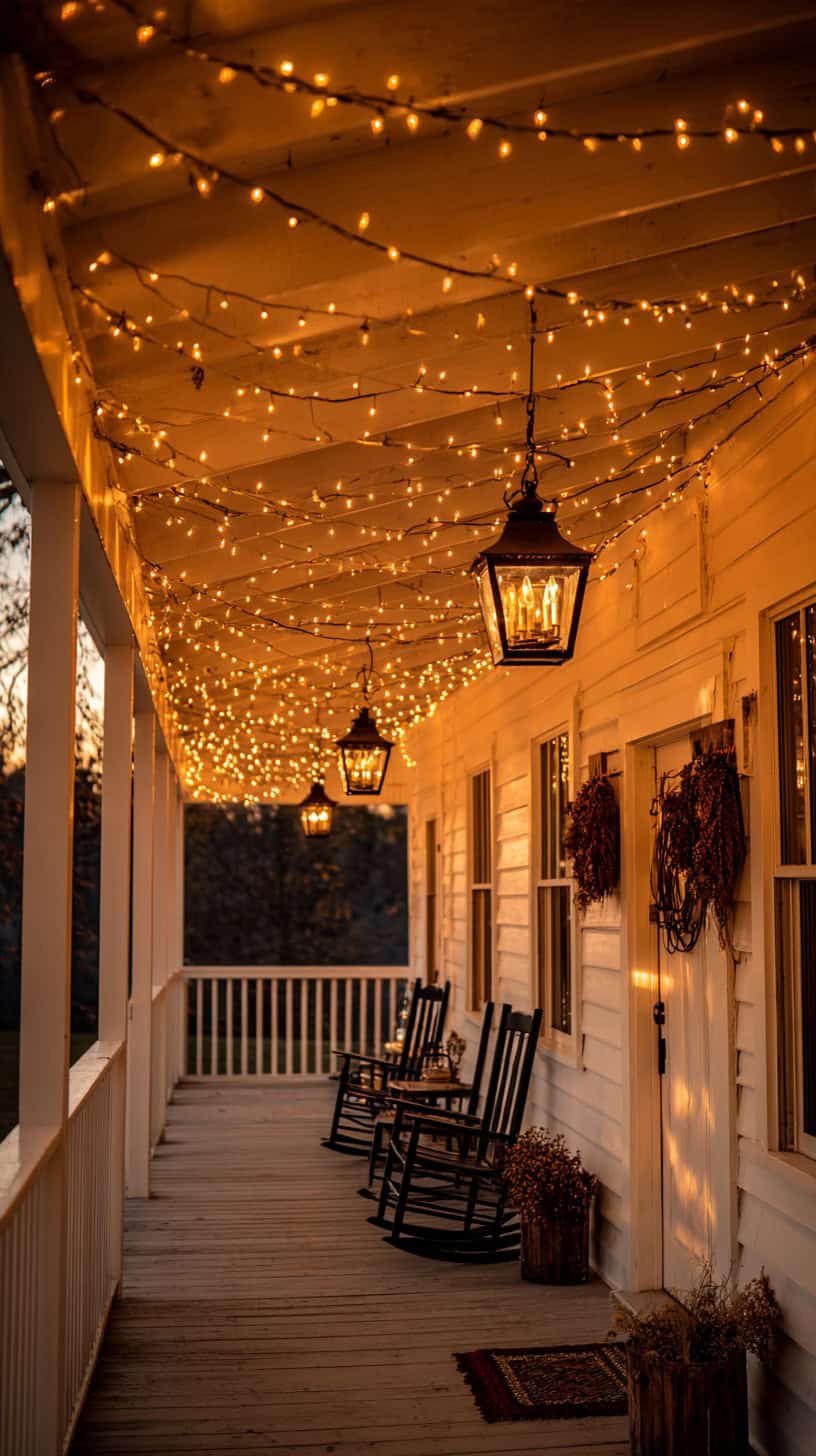 Lighting Tricks for Cozy Big Front Porch Ideas - Image 1