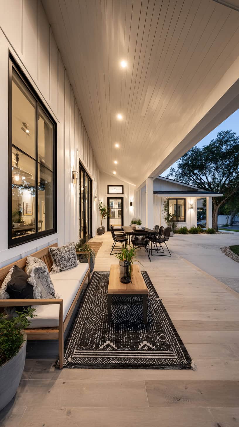 Long Front Porch Ideas and Large Front Porch Ideas - Image 2