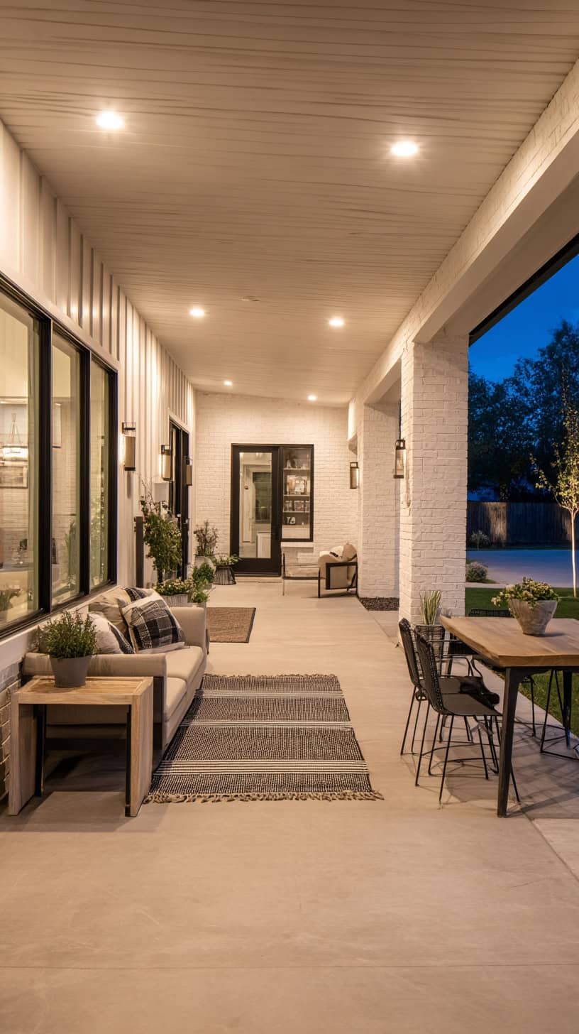 Long Front Porch Ideas and Large Front Porch Ideas - Image 1