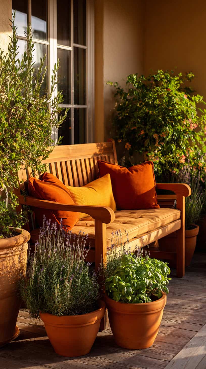 Mediterranean-Inspired Terracotta Seating - Image 2