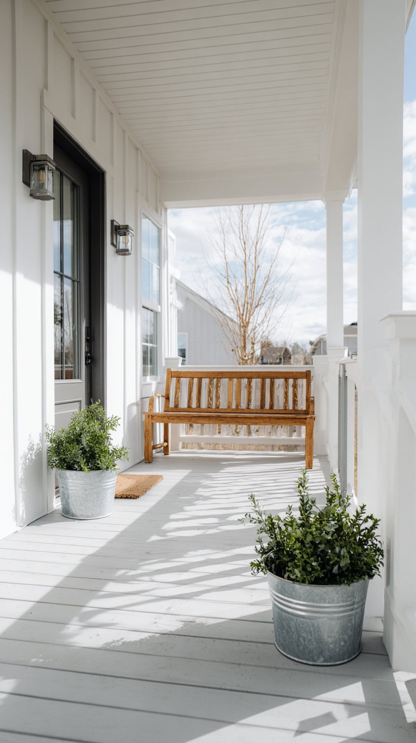 Modern Farmhouse Front Porch Decor on a Budget - Image 2