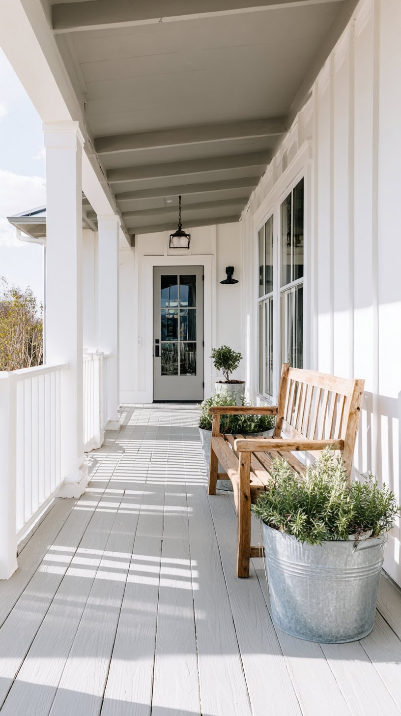 Modern Farmhouse Front Porch Decor on a Budget - Image 1