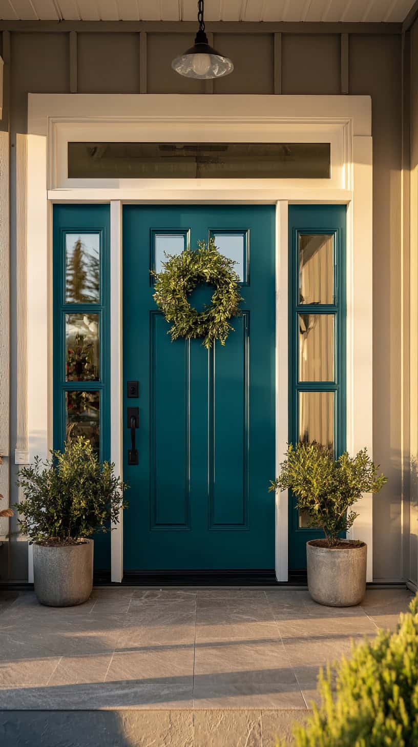 Moody Teal Front Entrance - Image 2
