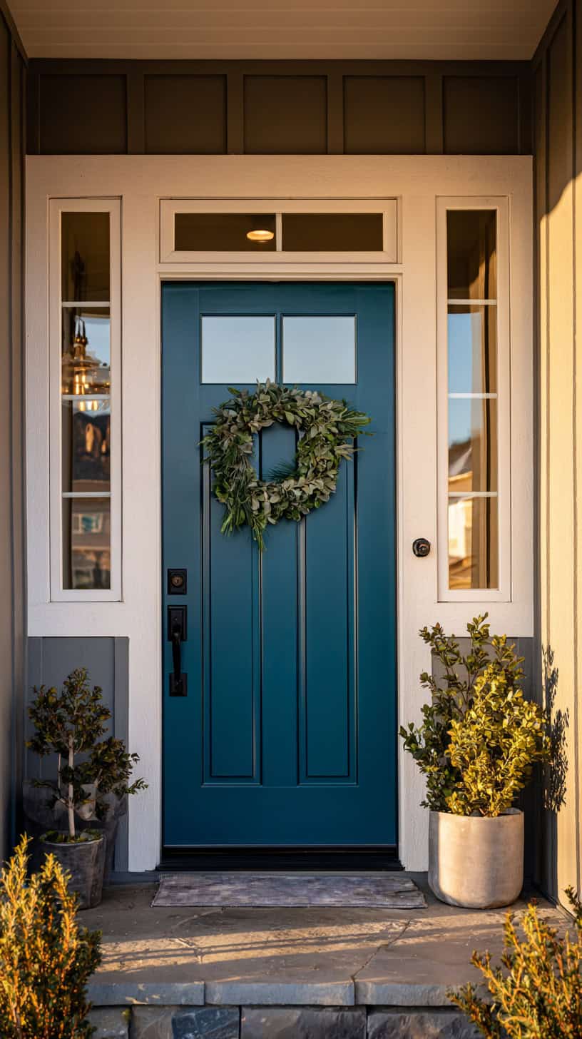 Moody Teal Front Entrance - Image 1