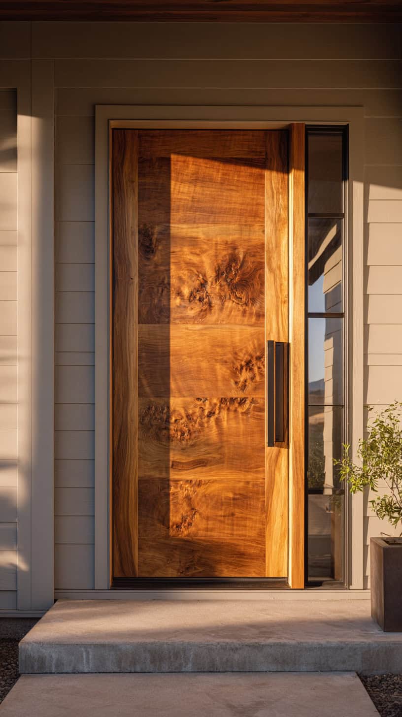 Natural Wood Finish Entrance - Image 2