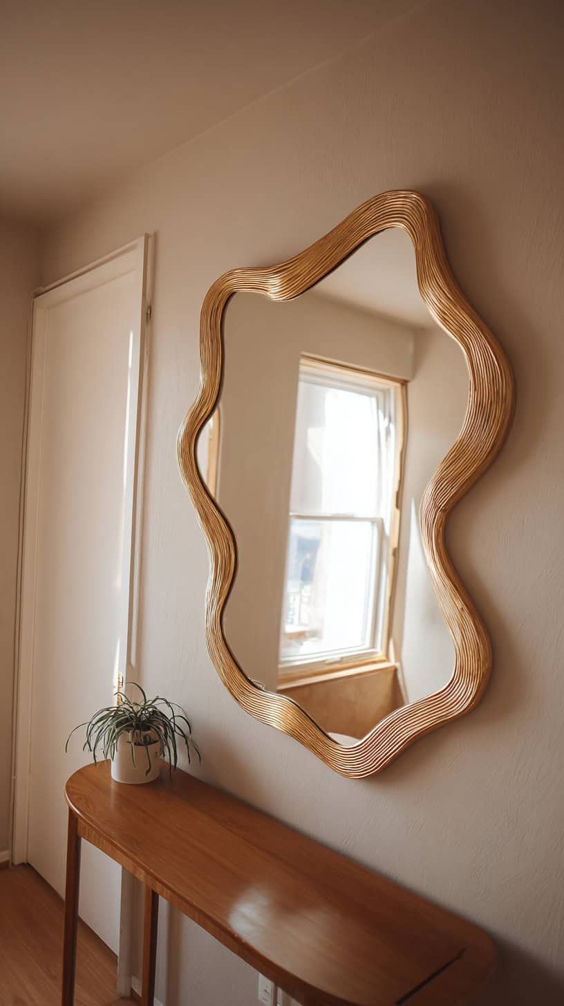 Oversized Organic Mirror - Image 2