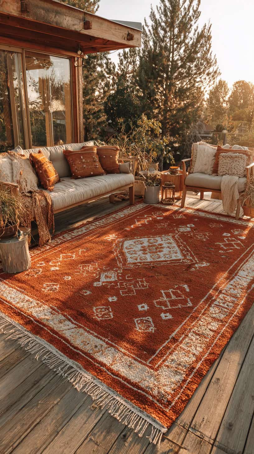 Plush Outdoor Deck Rug - Image 2