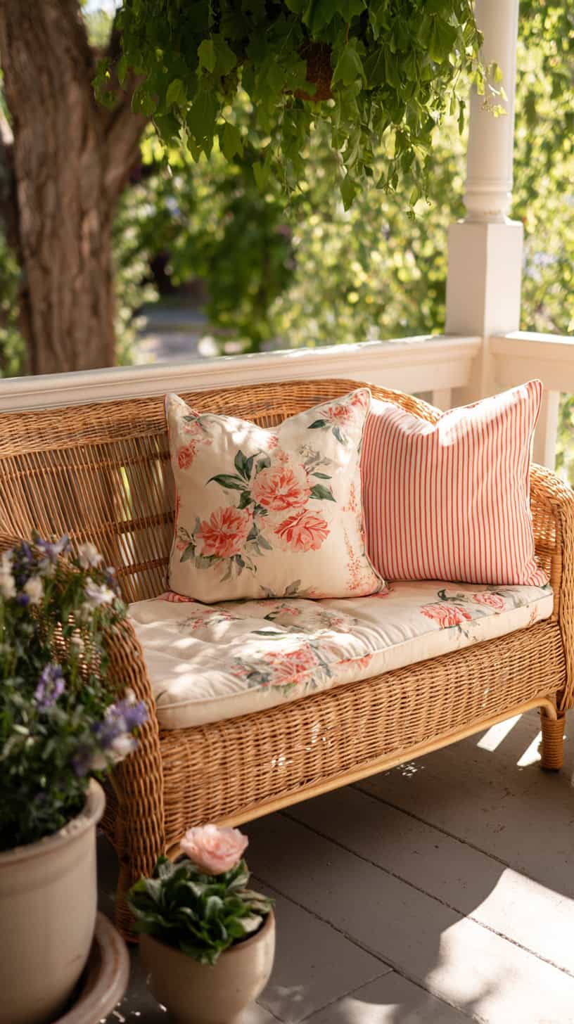 Rattan Bench Cushions - Image 1