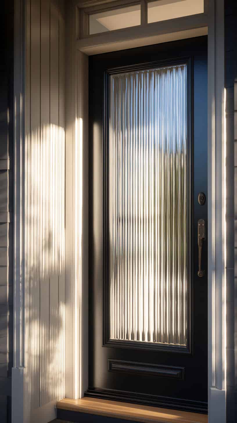 Reeded Glass Front Entry - Image 1