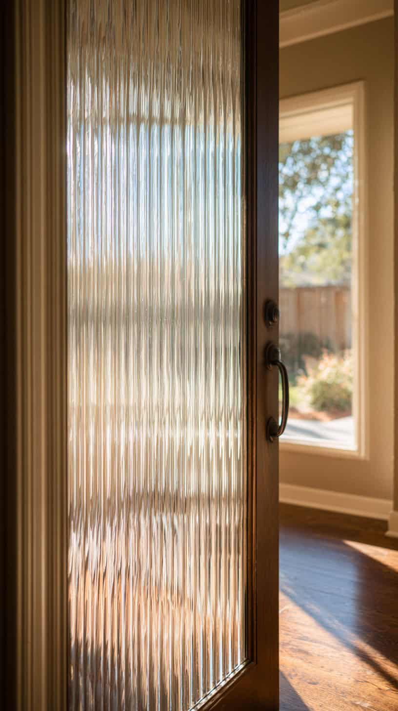 Reeded Glass Side Lights - Image 2