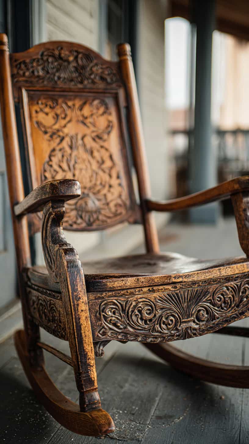 Restored Press-Back Rocker - Image 1